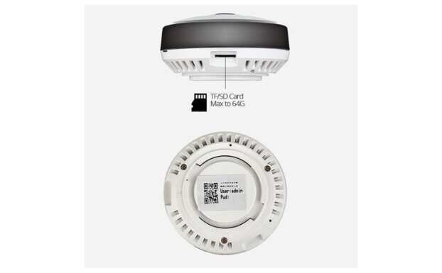 Camera IP Wireless filmare 360°